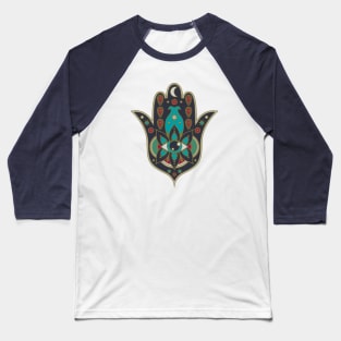 Hamsa Hand Baseball T-Shirt